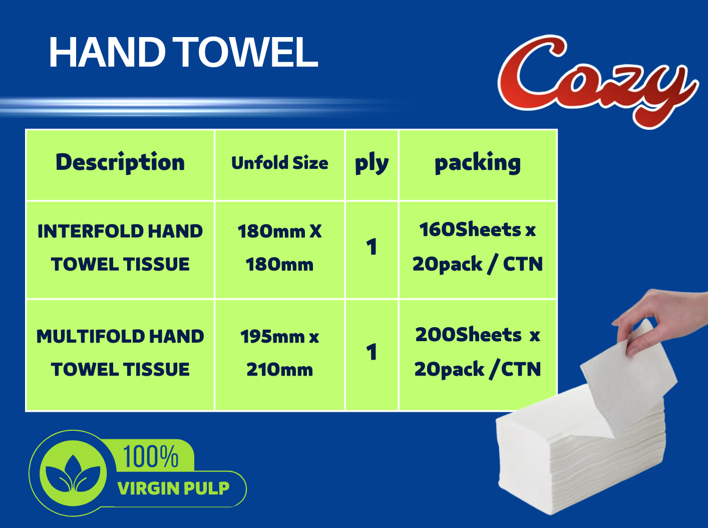 HAND TOWEL TISSUE – BUBBLE 3 SDN BHD